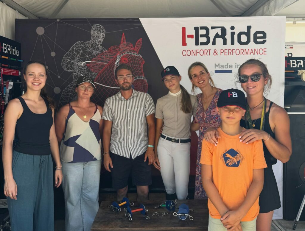 Notre équipe sur le stand de Ibride à Lamotte Beuvron